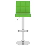 vidaXL Scaun de bar, verde, piele ecologică vidaXL Scaun de bar, verde, piele ecologică