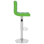 vidaXL Scaun de bar, verde, piele ecologică vidaXL Scaun de bar, verde, piele ecologică