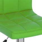 vidaXL Scaun de bar, verde, piele ecologică vidaXL Scaun de bar, verde, piele ecologică