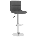 vidaXL Scaun de bar, gri închis, material textil vidaXL Scaun de bar, gri închis, material textil
