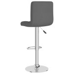 vidaXL Scaun de bar, gri închis, material textil vidaXL Scaun de bar, gri închis, material textil