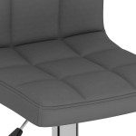 vidaXL Scaun de bar, gri închis, material textil vidaXL Scaun de bar, gri închis, material textil
