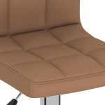 vidaXL Scaun de bar, maro, material textil vidaXL Scaun de bar, maro, material textil