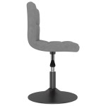 vidaXL Scaun de bar pivotant, gri deschis, catifea vidaXL Scaun de bar pivotant, gri deschis, catifea