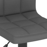 vidaXL Scaun de bar, gri închis, material textil vidaXL Scaun de bar, gri închis, material textil