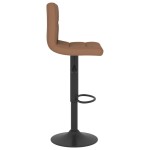 vidaXL Scaun de bar, maro, material textil vidaXL Scaun de bar, maro, material textil