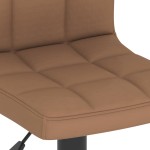 vidaXL Scaun de bar, maro, material textil vidaXL Scaun de bar, maro, material textil