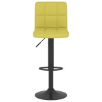 vidaXL Scaun de bar, verde, material textil vidaXL Scaun de bar, verde, material textil