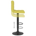 vidaXL Scaun de bar, verde, material textil vidaXL Scaun de bar, verde, material textil