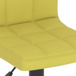 vidaXL Scaun de bar, verde, material textil vidaXL Scaun de bar, verde, material textil
