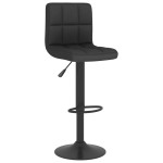 vidaXL Scaun de bar, negru, material textil vidaXL Scaun de bar, negru, material textil
