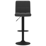 vidaXL Scaun de bar, negru, catifea vidaXL Scaun de bar, negru, catifea