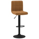 vidaXL Scaun de bar, maro, catifea vidaXL Scaun de bar, maro, catifea