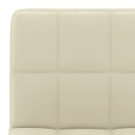 vidaXL Scaun de bar, crem, catifea vidaXL Scaun de bar, crem, catifea