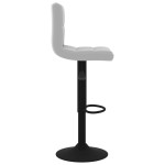 vidaXL Scaun de bar, gri deschis, catifea vidaXL Scaun de bar, gri deschis, catifea