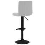 vidaXL Scaun de bar, gri deschis, catifea vidaXL Scaun de bar, gri deschis, catifea