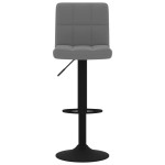 vidaXL Scaun de bar, gri închis, catifea vidaXL Scaun de bar, gri închis, catifea