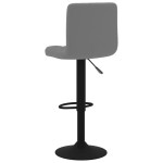 vidaXL Scaun de bar, gri închis, catifea vidaXL Scaun de bar, gri închis, catifea