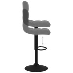 vidaXL Scaun de bar, gri închis, catifea vidaXL Scaun de bar, gri închis, catifea