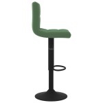 vidaXL Scaun de bar, verde închis, catifea