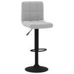 vidaXL Scaune de bar, 2 buc., gri deschis, catifea vidaXL Scaune de bar, 2 buc., gri deschis, catifea