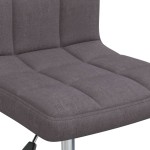 vidaXL Scaun de birou pivotant, gri taupe, material textil vidaXL Scaun de birou pivotant, gri taupe, material textil