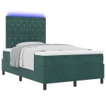 vidaXL Pat cu arcuri cu saltea Verde închis 120 x 190 cm Catifea vidaXL Pat cu arcuri cu saltea Verde închis 120 x 190 cm Catifea