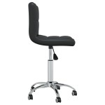 vidaXL Scaun de birou pivotant, negru, piele ecologică vidaXL Scaun de birou pivotant, negru, piele ecologică