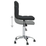 vidaXL Scaun de birou pivotant, negru, piele ecologică vidaXL Scaun de birou pivotant, negru, piele ecologică