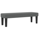 vidaXL Pat cu arcuri cu saltea Gri închis 180 x 200 cm țesătură vidaXL Pat cu arcuri cu saltea Gri închis 180 x 200 cm țesătură