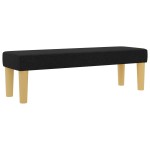 Pat Box Spring vidaXL cu saltea și băncuță Negru 120x200 cm Țesătură Pat Box Spring vidaXL cu saltea și băncuță Negru 120x200 cm Țesătură
