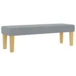 Pat Box Spring vidaXL cu Saltea și Bancă Gri deschis 200x200 cm Fabric Pat Box Spring vidaXL cu Saltea și Bancă Gri deschis 200x200 cm Fabric