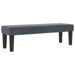 vidaXL Pat cu arcuri cu saltea Gri închis 160 x 200 cm Catifea vidaXL Pat cu arcuri cu saltea Gri închis 160 x 200 cm Catifea