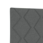 vidaXL Cadru de pat cu headboard Gri închis 80 x 200 cm țesătură vidaXL Cadru de pat cu headboard Gri închis 80 x 200 cm țesătură