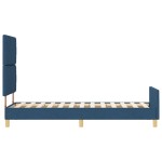 vidaXL Cadru de pat cu headboard albastru 80 x 200 cm țesătură vidaXL Cadru de pat cu headboard albastru 80 x 200 cm țesătură