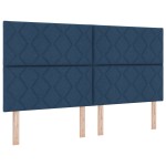 Cadru de pat vidaXL Albastru 180x200 cm Țesătură Cadru de pat vidaXL Albastru 180x200 cm Țesătură