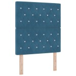 vidaXL Cadru de pat cu headboard Albastru închis 80 x 200 cm Catifea vidaXL Cadru de pat cu headboard Albastru închis 80 x 200 cm Catifea