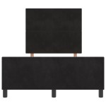 vidaXL Cadru de pat cu headboard Negru 120 x 190 cm Catifea vidaXL Cadru de pat cu headboard Negru 120 x 190 cm Catifea