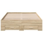 vidaXL Cadru de pat Maro 120 x 190 cm Lemn compozit vidaXL Cadru de pat Maro 120 x 190 cm Lemn compozit
