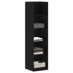 Dulap Negru Stejar 50x50x200 cm din Lemn Ingineresc de la vidaXL Dulap Negru Stejar 50x50x200 cm din Lemn Ingineresc de la vidaXL