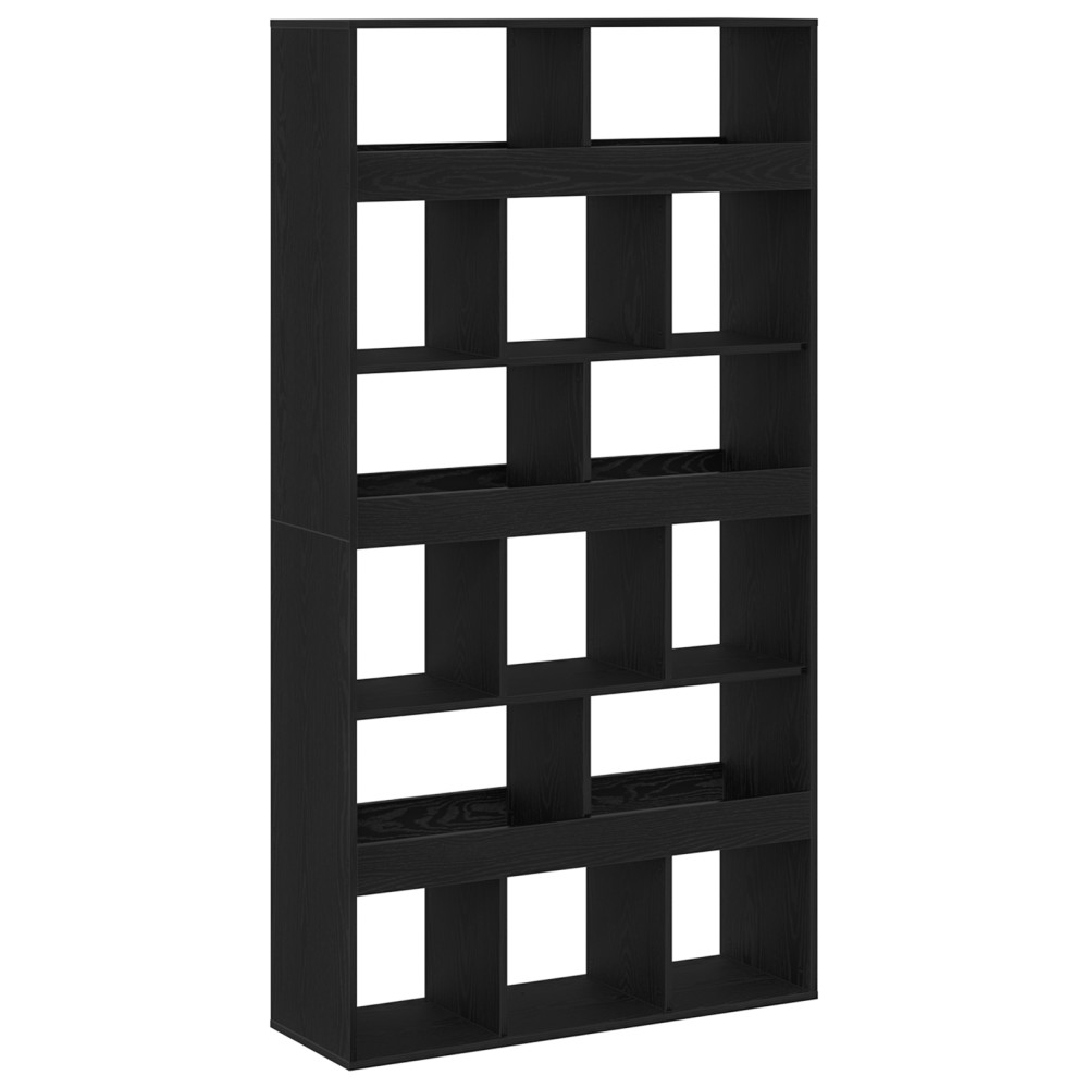 vidaXL Suport de plante, stejar negru, 140x30x140 cm lemn prelucrat
