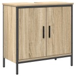 vidaXL Set Mobilier Baie de 2 Piese Stejar Sonoma Lemn prelucrat vidaXL Set Mobilier Baie de 2 Piese Stejar Sonoma Lemn prelucrat