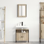 vidaXL Set de dulapuri pentru baie 2 Piese Stejar Sonoma Lemn Prelucrat vidaXL Set de dulapuri pentru baie 2 Piese Stejar Sonoma Lemn Prelucrat