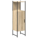 Set Mobilier Baie vidaXL 3 Piese Stejar deschis Lemn procesat