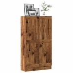 vidaXL Bibliotecă, lemn vechi, 82,5x30,5x150 cm, lemn prelucrat vidaXL Bibliotecă, lemn vechi, 82,5x30,5x150 cm, lemn prelucrat