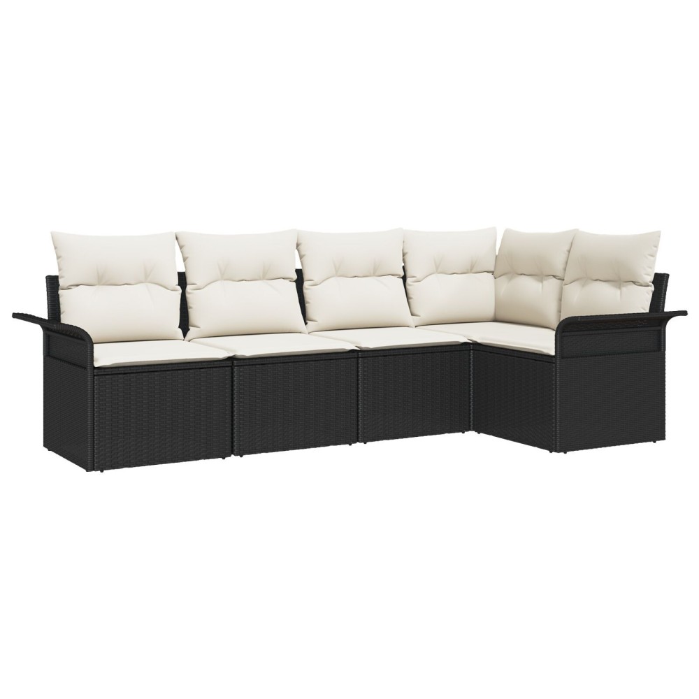 vidaXL Set de canapele pentru grădină 5 pcs 242.5 x 132.5 x 85 cm
