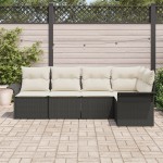 vidaXL Set de canapele pentru grădină 5 pcs 242.5 x 132.5 x 85 cm