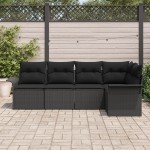 vidaXL Set de canapele pentru grădină 5 pcs 242.5 x 132.5 x 85 cm