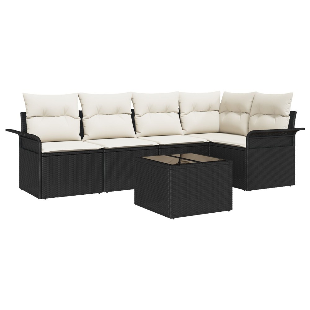 vidaXL Set de canapele pentru grădină 6 pcs 242.5 x 132.5 x 85 cm
