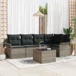 vidaXL Set de canapele pentru grădină 6 pcs 242.5 x 132.5 x 85 cm